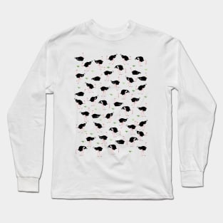 Ostrich Pattern Long Sleeve T-Shirt